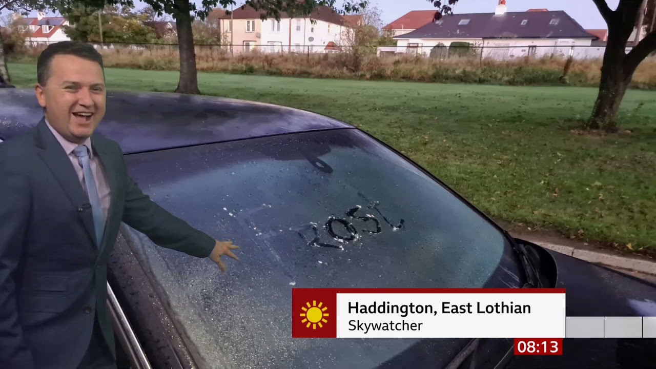 Weather images up to this morning & fun banter at Charlie (UK) - BBC weather - 15th October 2021