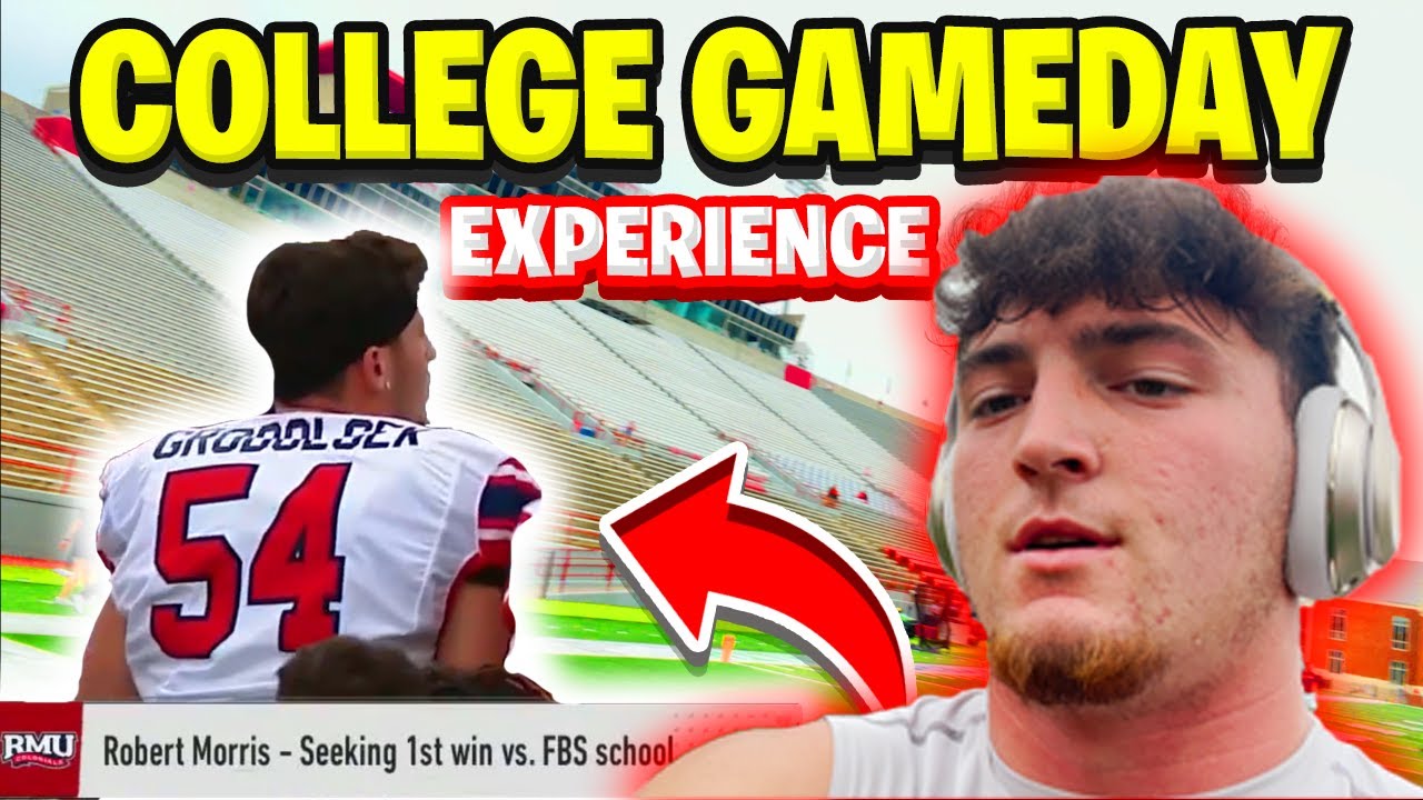 COLLEGE GAMEDAY EXPERIENCE (Traveling + I GOT ON THE FIELD) | Robert Morris University