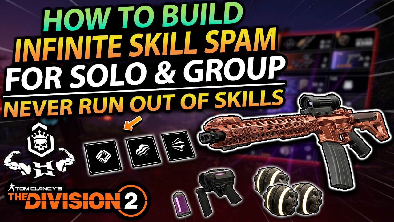 The Division 2 | Infinite Skill Spam Build DESTROYS Legendary & Escalation!