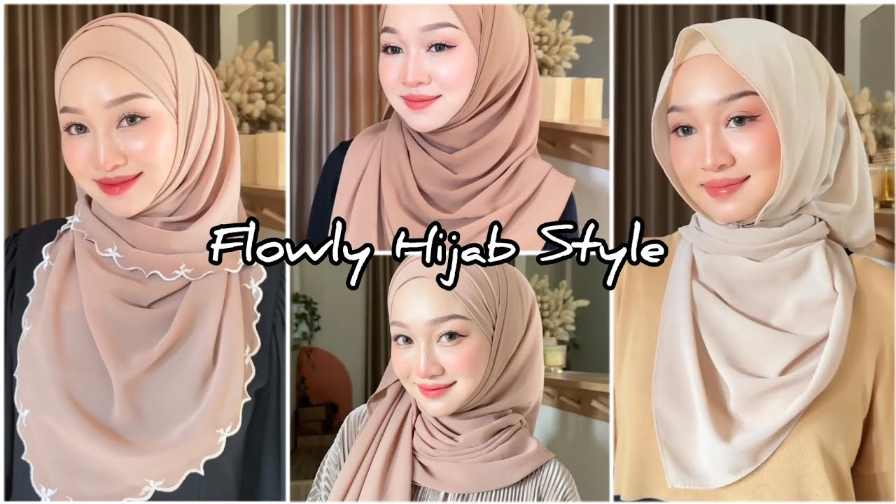 Cute And Unique Hijab Style For Eid । Eid Special Hijab Tutorial । New Hijab Style 2025 ।