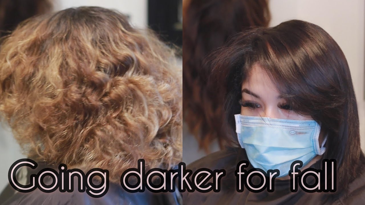 How to go Darker from Blonde hair FILLING in Hair Color