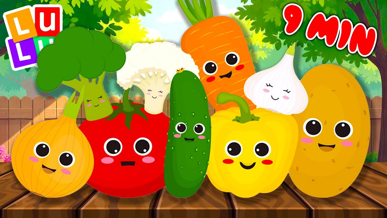 🥕 Daržovių ir Vaisių Dainelės 🍓 🌈 LuLu Vaikai Lietuviškos Dainelės Vaikams 🎶