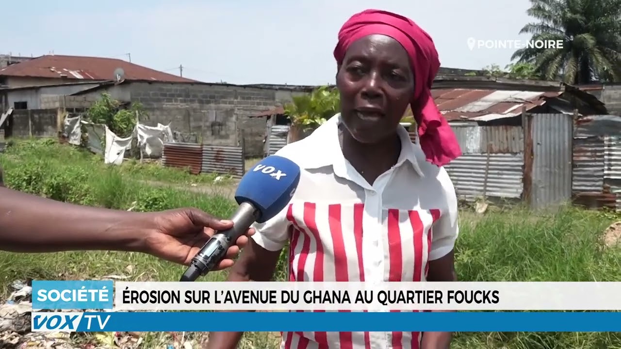Aggravation de l’érosion sur l’avenue du Ghana au quartier Foucks  menaces et solutions envisagées