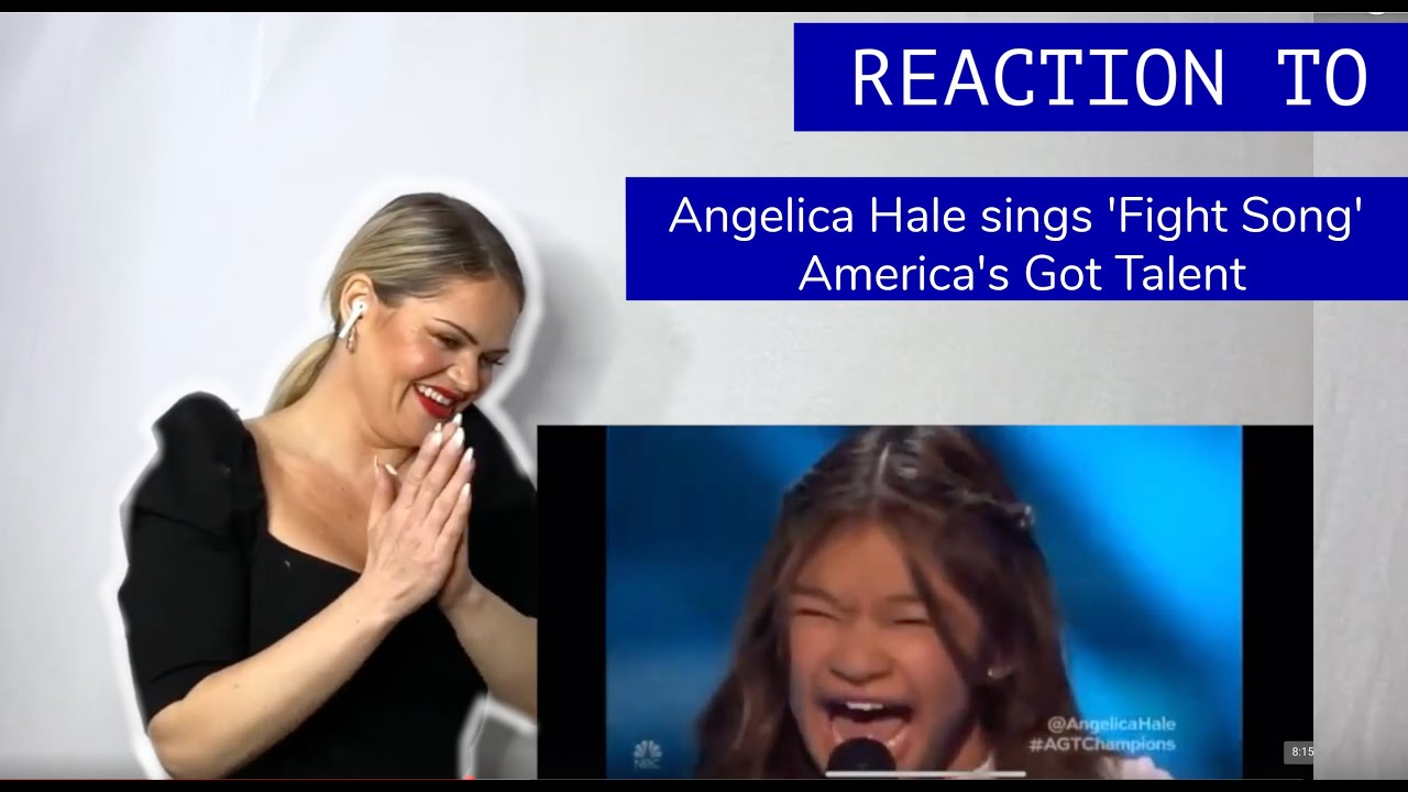 Voice Teacher reacts to ➠ Angelica Hale sings 'Fight Song' America's Got Talent