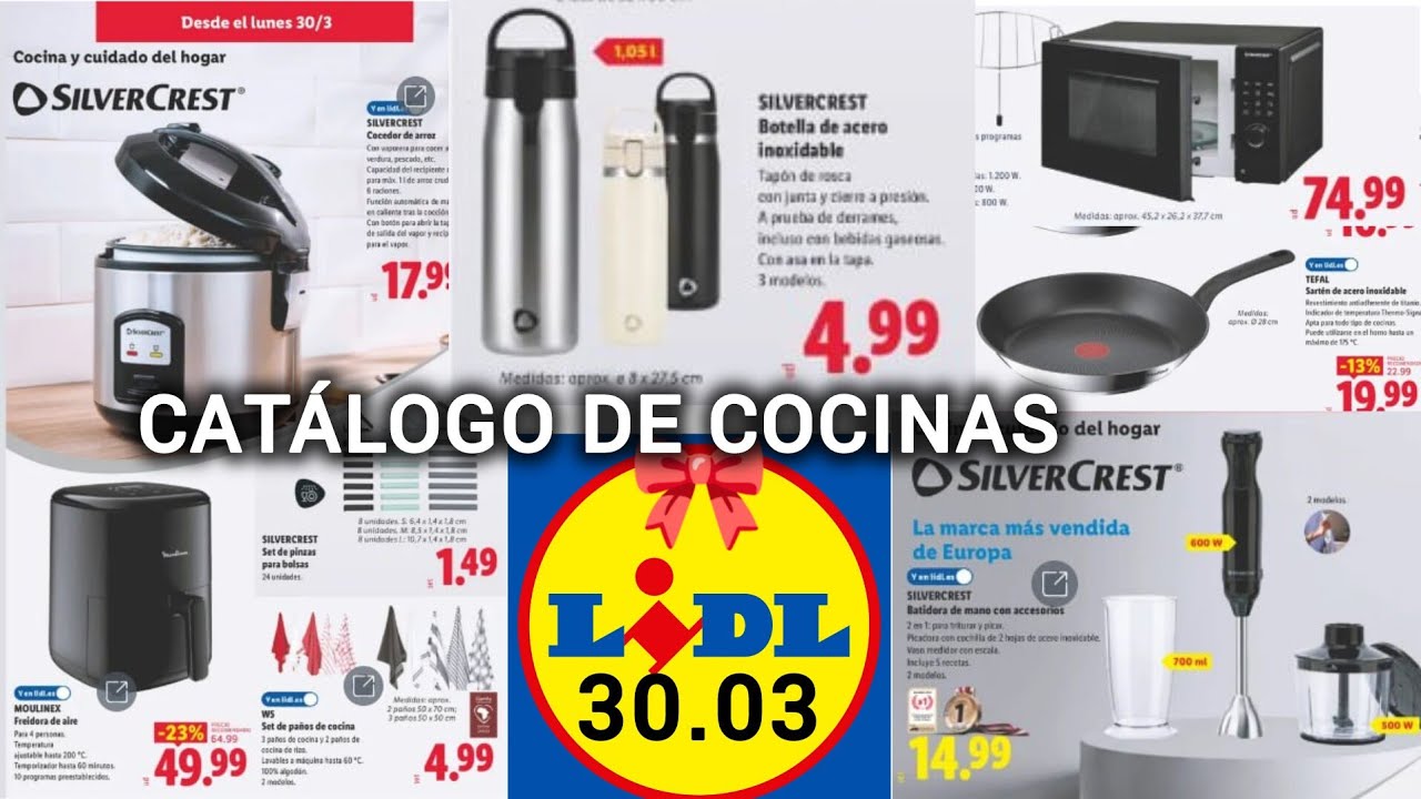 ✨ LIDL llegadas de Esta Semana Promoci&oacute;n 30.03 - 06.04 ✨ Folleto Textil Bazar Cocina #lidlespa&ntilde;a