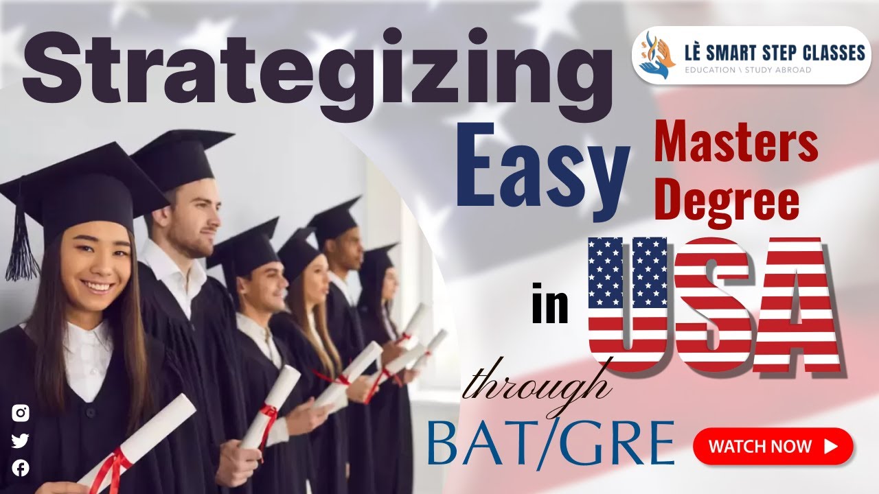 Strategizing for a Master's Degree in the USA: A Guide to Achieving Your Best BAT/GRE Score