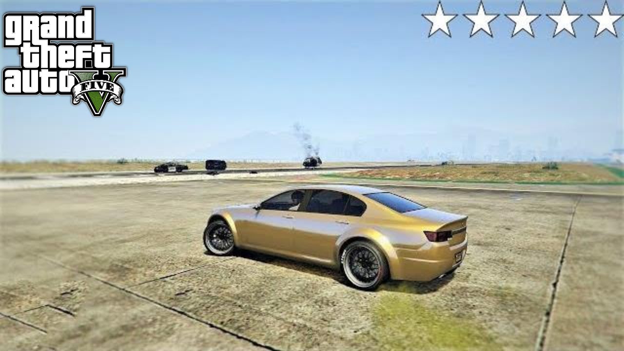 GTA 5 - BEST CAR + POLICE CHASE (FUGITIVE)