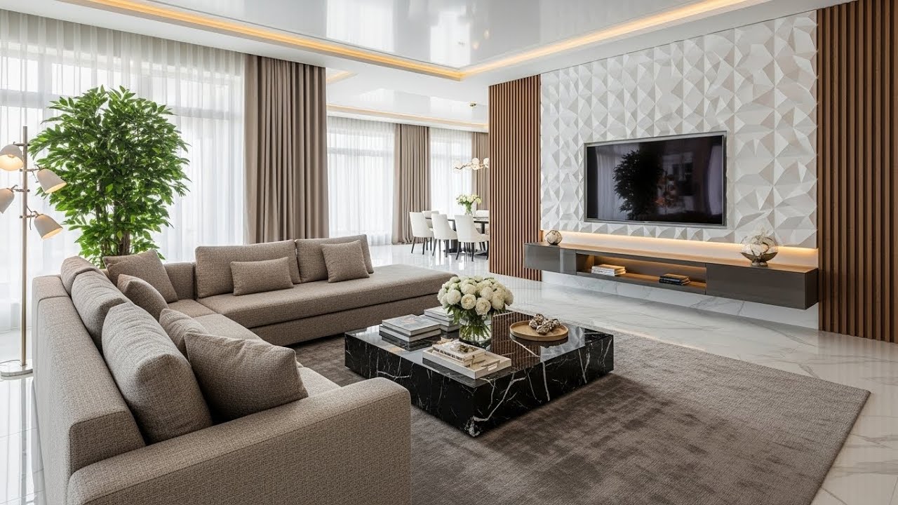 200 Stylish Modern Living Room Partition Wall Design Ideas 2026 | Luxury Room Divider Designs