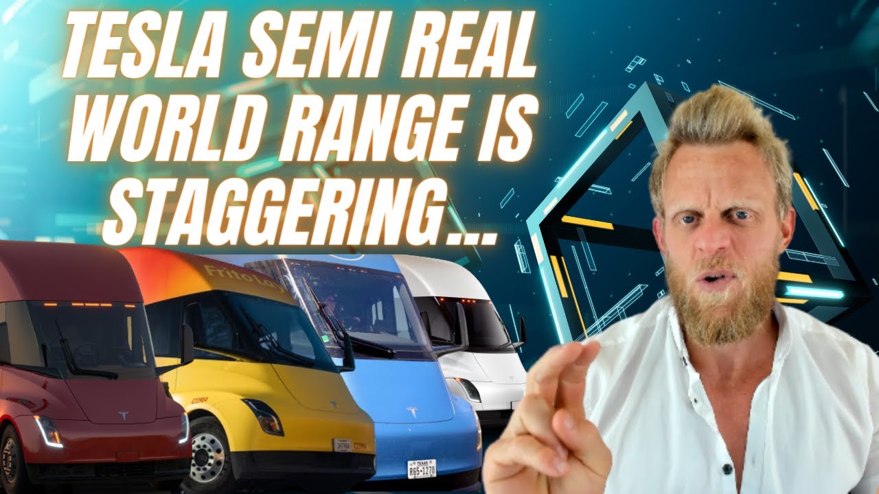 Тестирование Tesla Semi на высоких скоростях на трассе &mdash; реальный запас хода шокирует конкурентов.