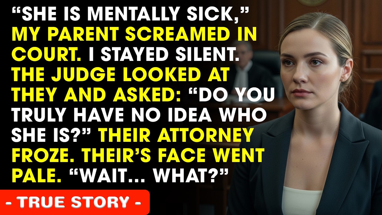 My Parent Screamed in Court That I Was Insane — Until the Judge Asked One Question