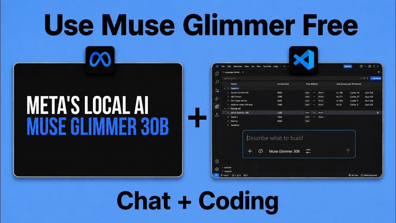 How to Use Muse Glimmer 30B For Free (Meta Open Source AI)
