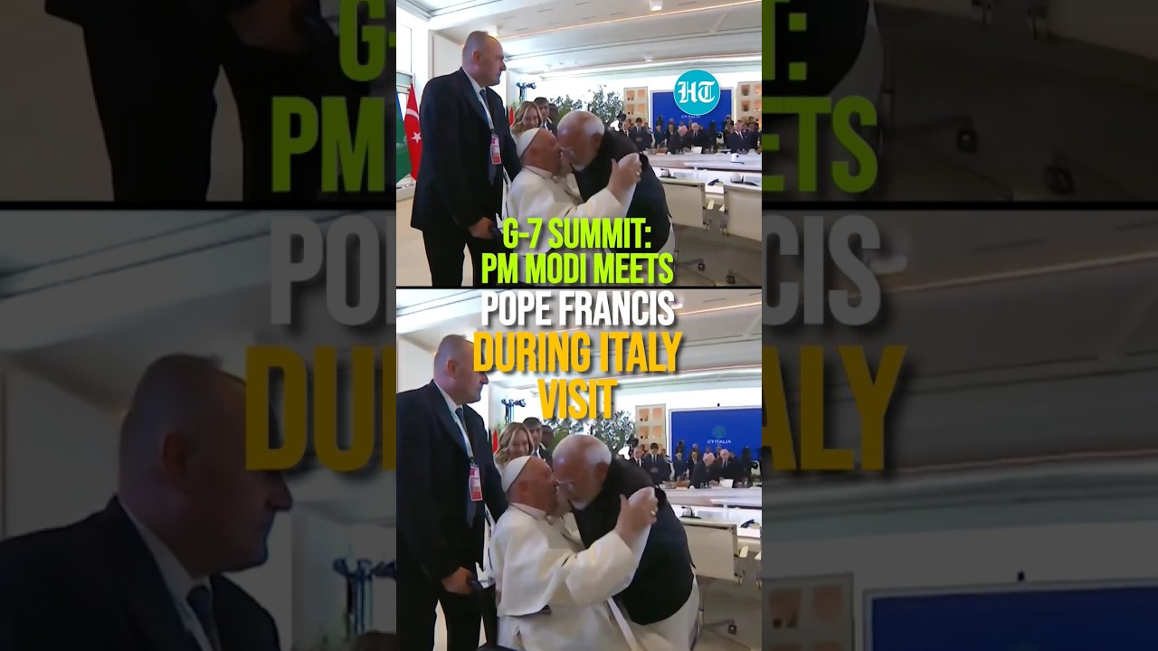 G-7 Summit: PM Modi Meets Pope Francis During Italy Visit