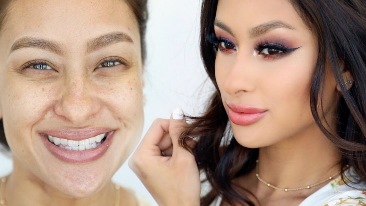 EASY FULL COVERAGE SPRING MAKEUP 2018 | Trying NEW Makeup