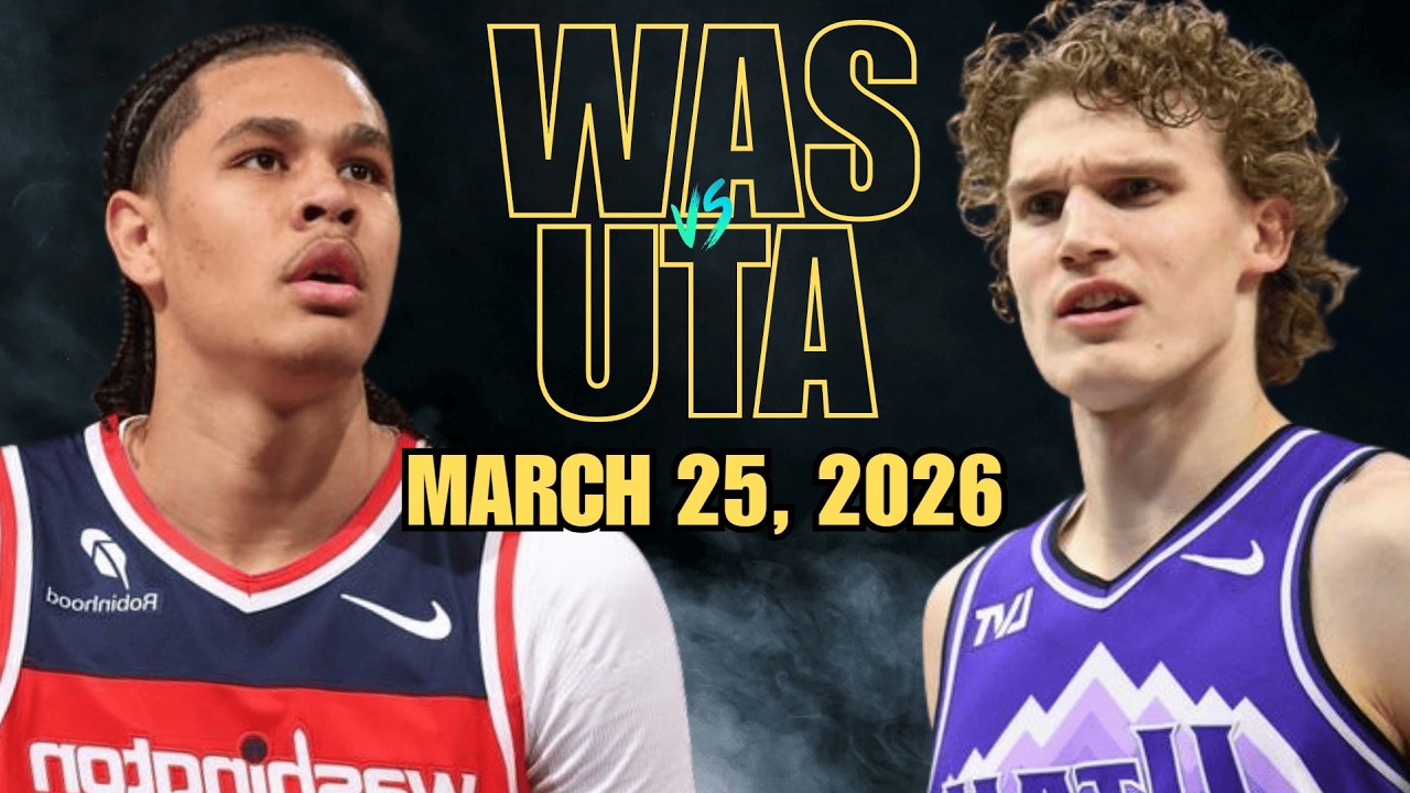 Washington Wizards vs Utah Jazz Full Game Highlights &ndash; March 25, 2026 | NBA Season