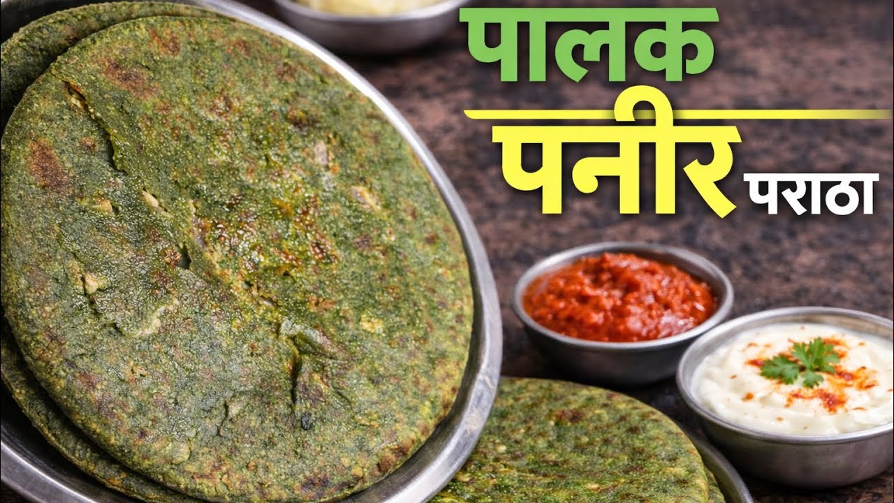 पालक पनीर का भरवां पराठा इस तरीके से बनाएँ, बाकी सारे तरीके भूल जाएँगे😍| Palak paneer paratha recipe