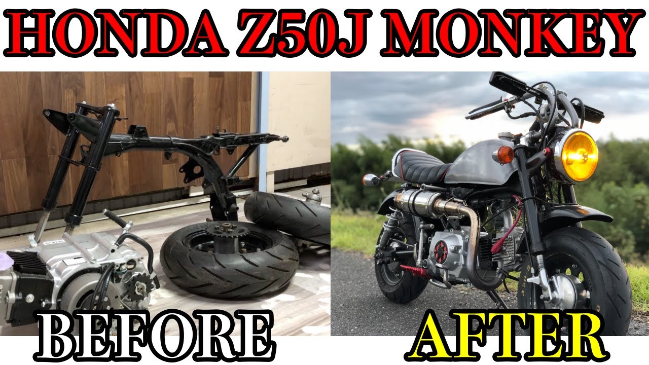 Building a HONDA Z50J MONKEY  in 10 Minutes
