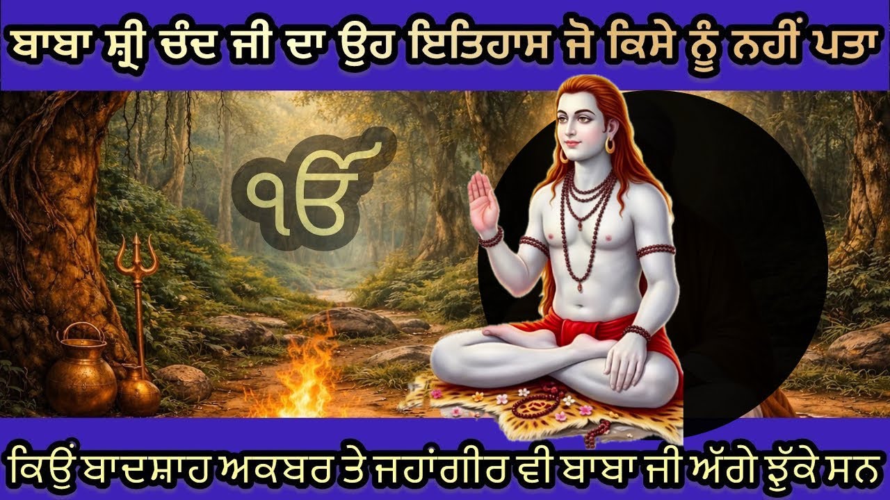 ਬਾਬਾ ਸ਼੍ਰੀ ਚੰਦ ਜੀ ਦਾ ਉਹ ਇਤਿਹਾਸ ਜੋ ਤੁਸੀਂ ਅੱਜ ਤੱਕ ਨਹੀਂ ਸੁਣਿਆ॥ ਬਾਦਸ਼ਾਹ ਅਕਬਰ ਅਤੇ ਜਹਾਂਗੀਰ ਵੀ ਝੁੱਕ ਗਏ ਸਨ॥