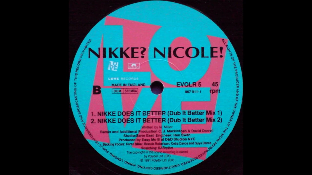 Nikke Nicole - Nikke Does It Better (Dub It Better Mix 2)