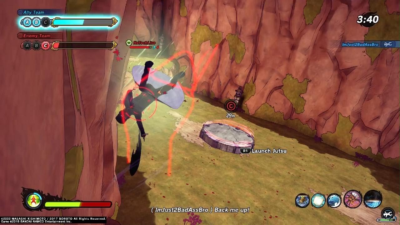  Playing Red And White Battle NARUTO  SHINOBI STRIKER