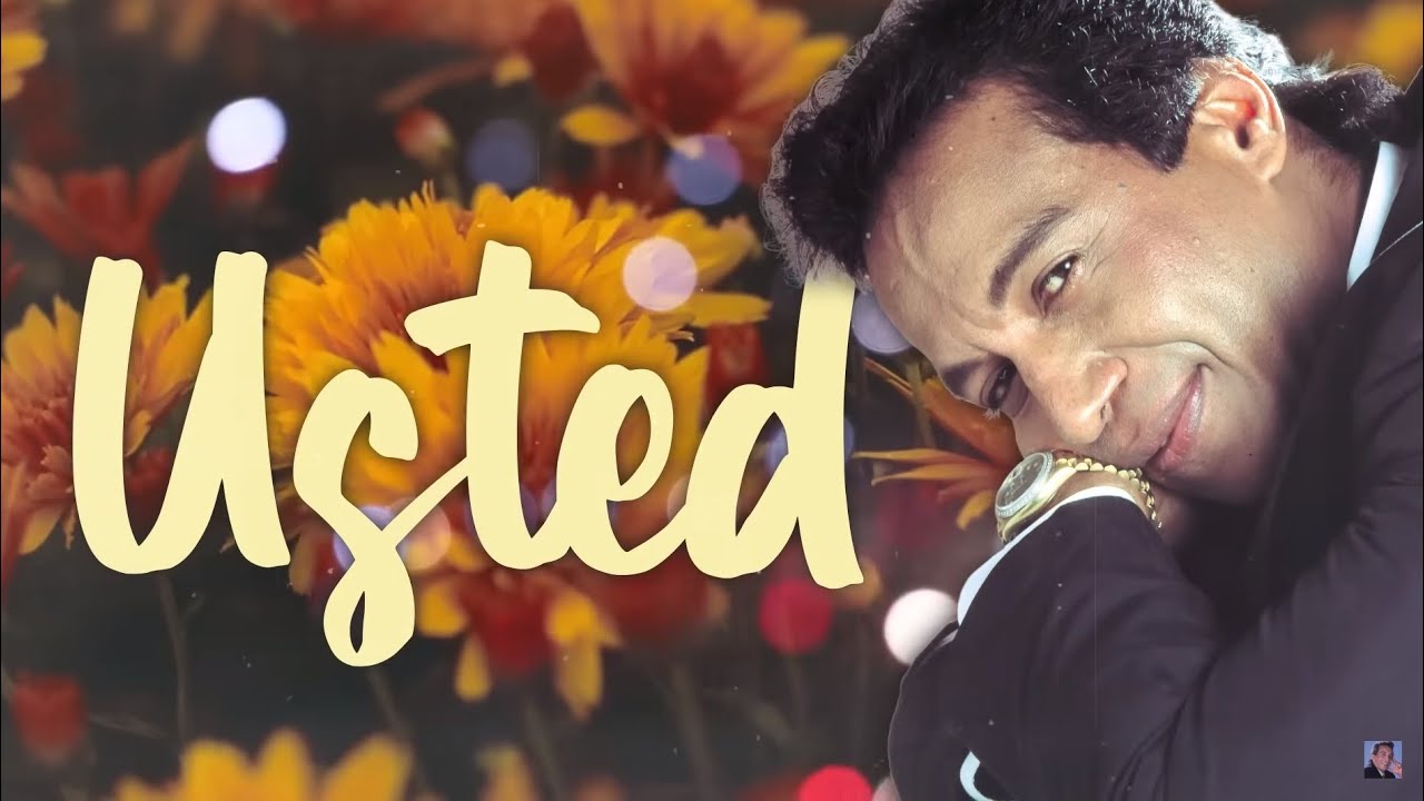 Diomedes Díaz - Usted  (Letra Oficial)