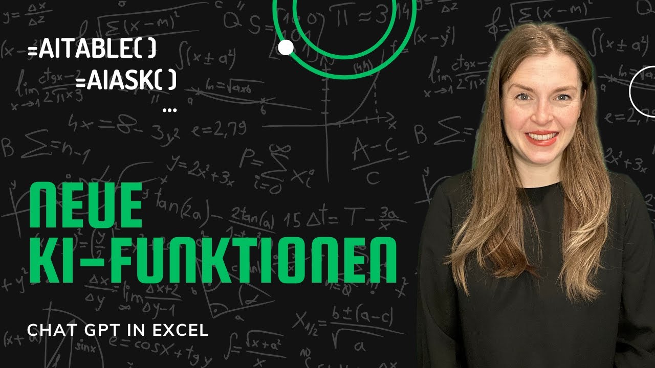 NEUE KI FUNKTIONEN - Steigere deine Produktivität mit ChatGPT in Excel!
