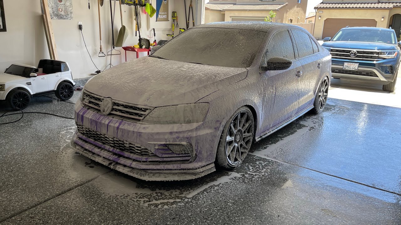 2017 Mk6 GLI front lip and rear diffuser install