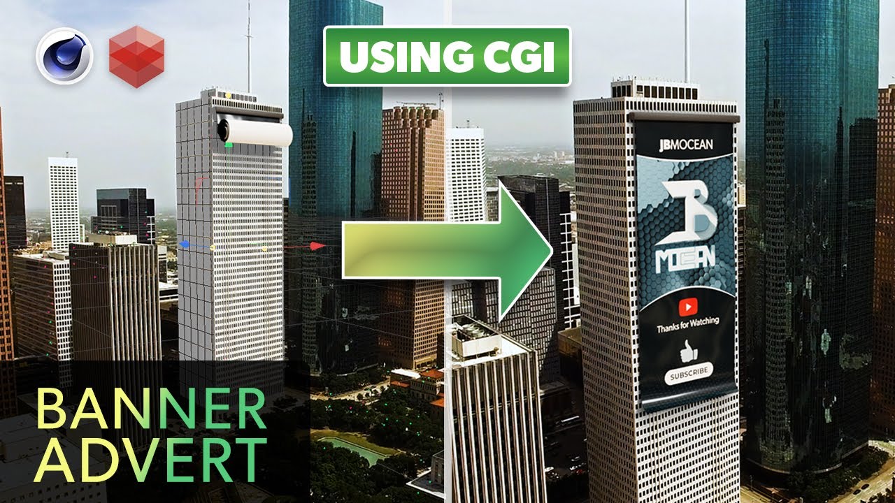 c4d Tutorial - Make a Banner Unroll CGI Ad in Cinema 4D [C4D & After Effects]