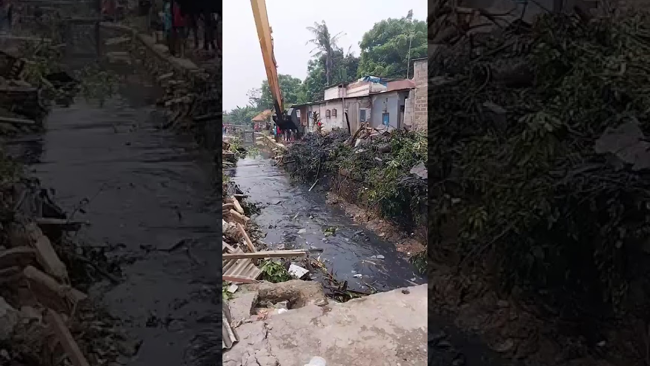 Pengerukan Lumpur Sungai.........dan Penertiban Bangunan Liar.