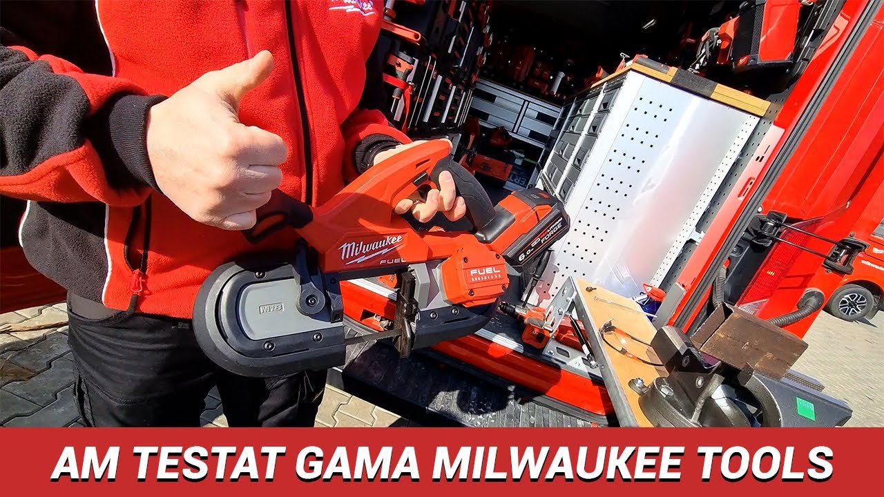 Scule Profesionale Milwaukee pe baterii in actiune, vezi ce am testat!