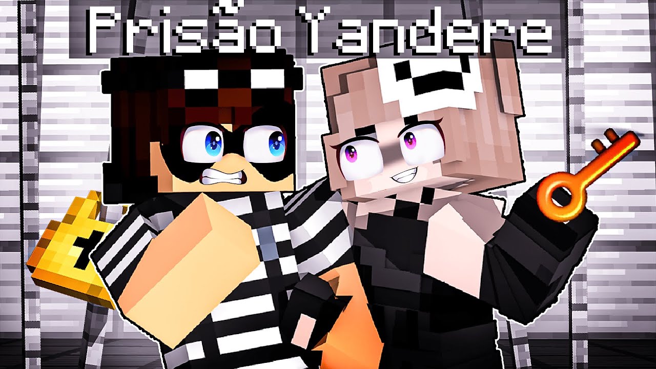 ESCAPE da PRISÃO de YANDERE no Minecraft!