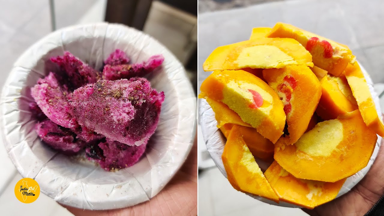 Delhi Famous Kuremal Fruits Ice Cream Rs. 250/- l Delhi Street Food