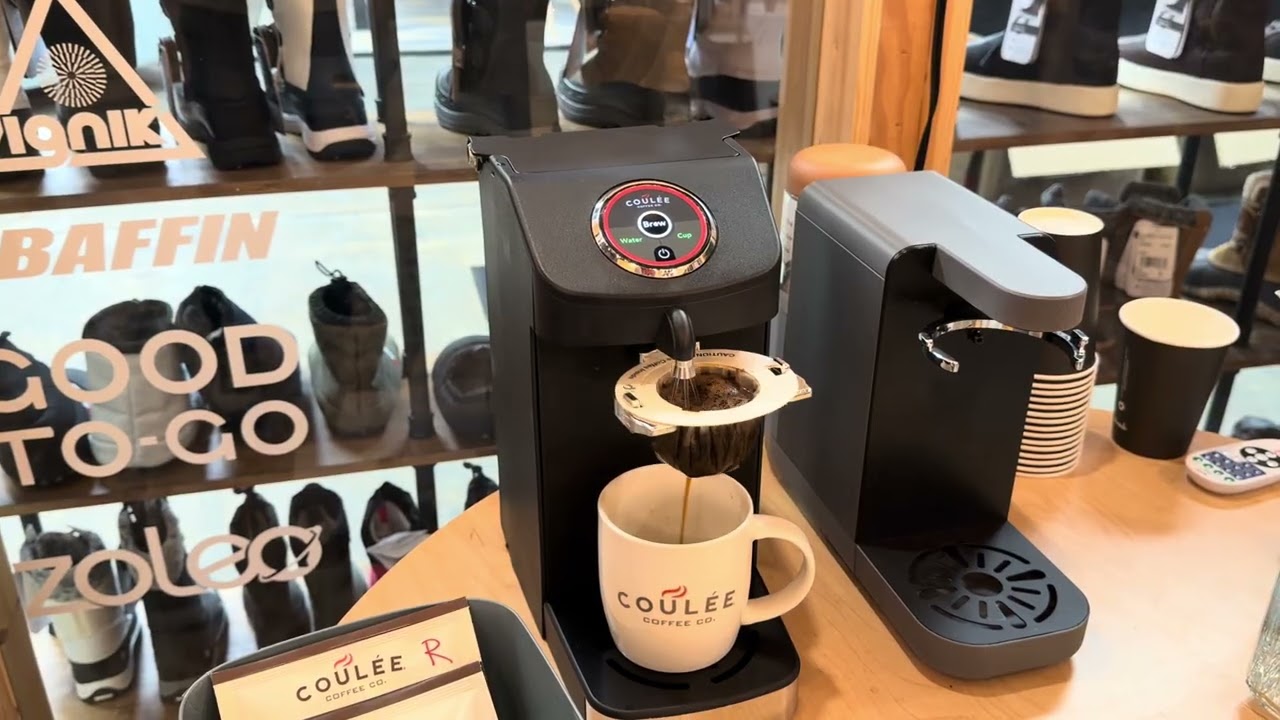 Coulée Coffee - Mini video of Swirl Machine