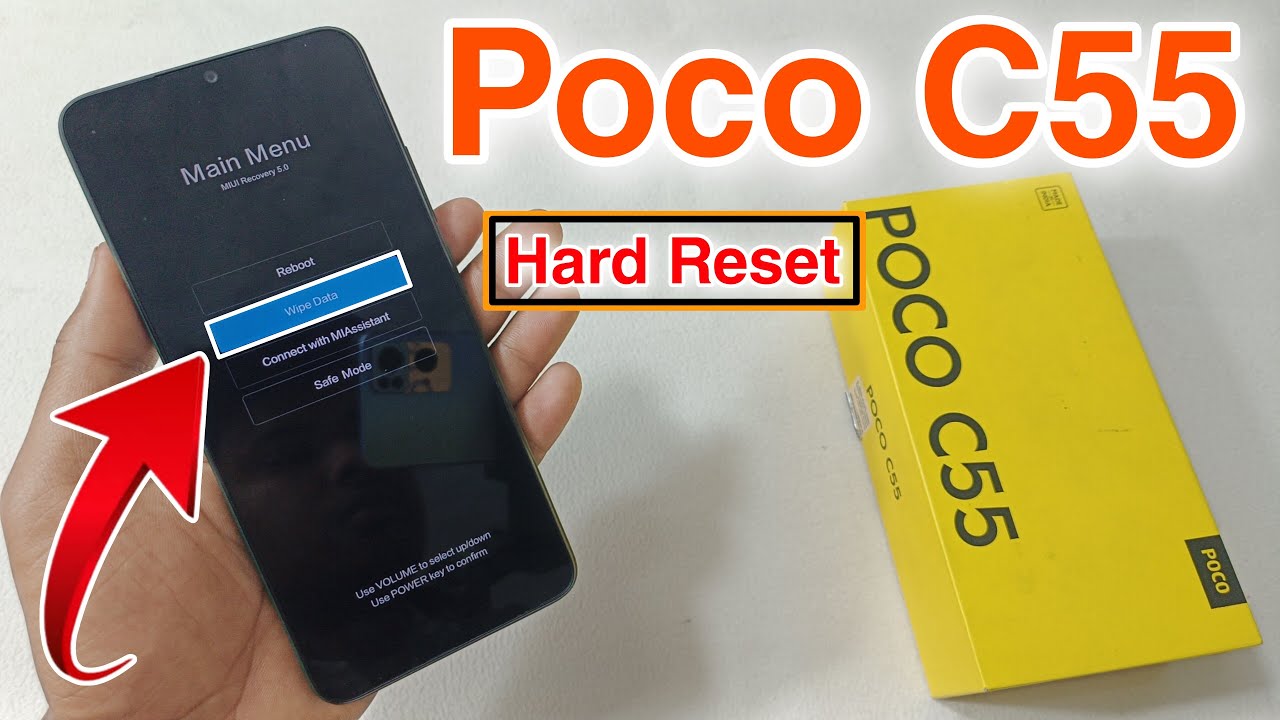 Poco C55 Hard Reset  || Poco C55 Pattern Lock Remove
