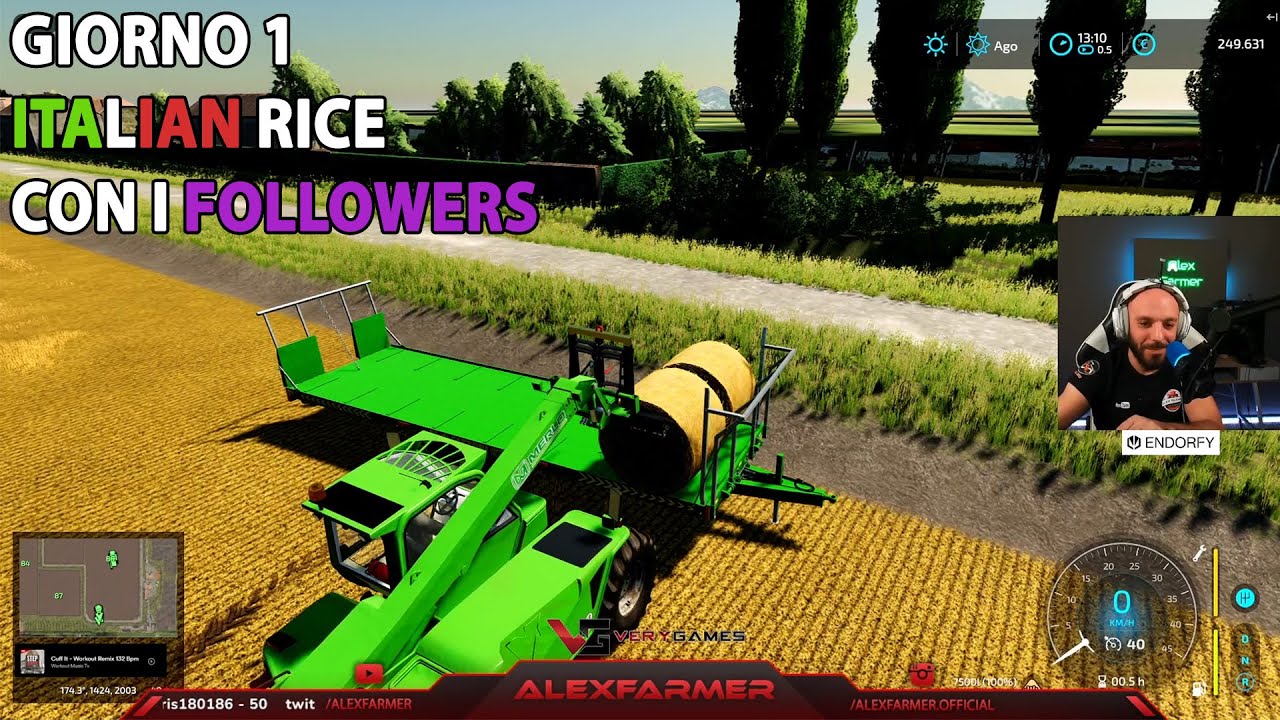 01 - LA PRIMA VOLTA NELL' ITALIAN RICE CON I FOLLOWERS - FS22 ALEXFARMER