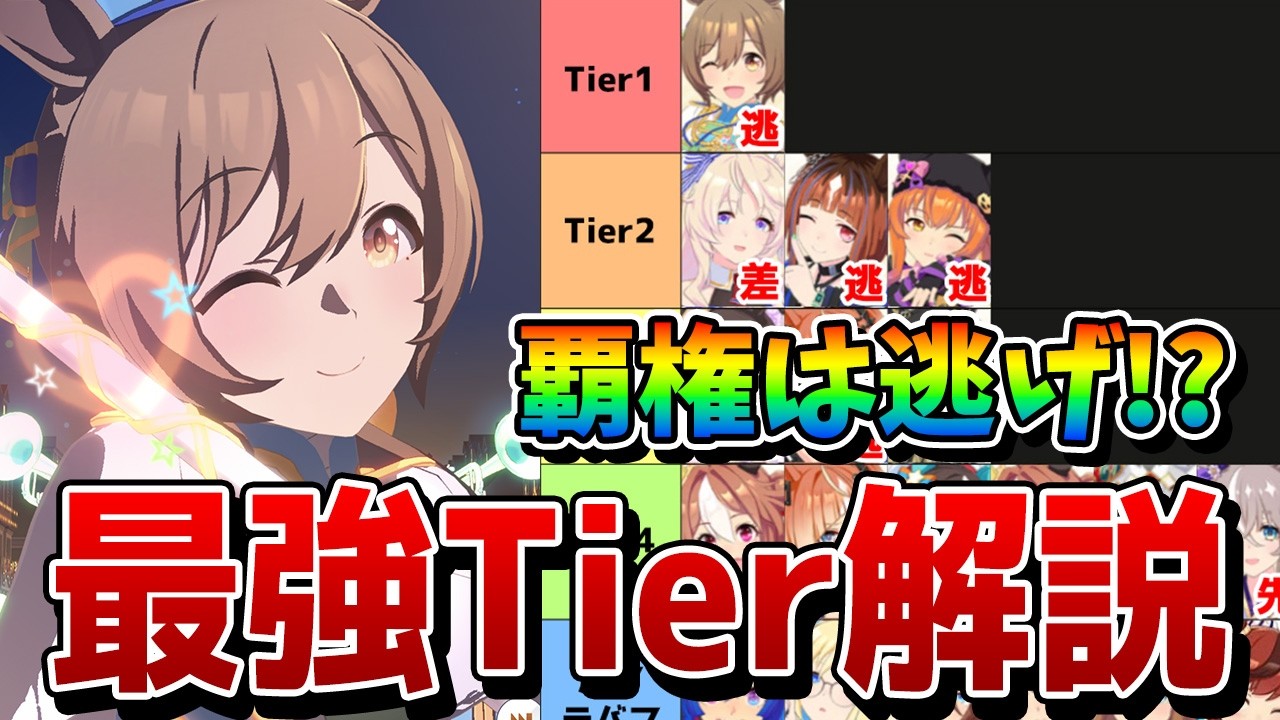 【ウマ娘】4月チャンミDIRTの最強キャラTier表を解説！ 珍しく逃げが覇権!? 上位キャラの性能&選び方とは？