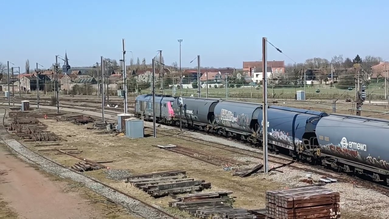 Une belle journée ferroviaire autour d'un ex grand triage national