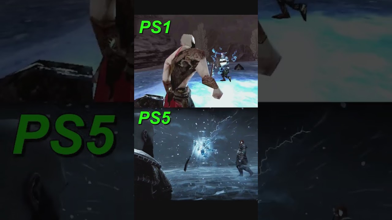PS 1 VS PS 5 - God of War Ragnar&ouml;k