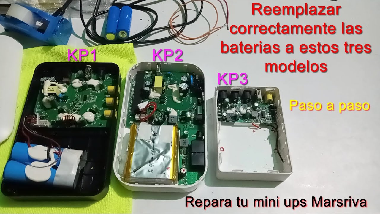 ¡TUTORIAL PASO A PASO Para Cambiar Baterías de mini UPS!