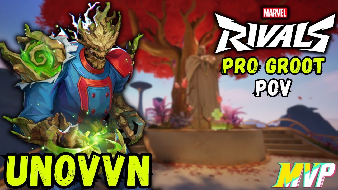 PRO GROOT POV! UNOVVN TOP 4 GROOT GAMEPLAY - Marvel Rivals Season 5