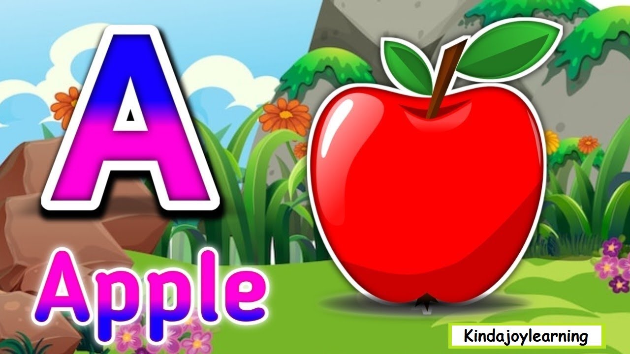 Phonics Song 2 with TWO Words in 3D - A For Airplane - ABC Alphabet Songs & Sounds 001