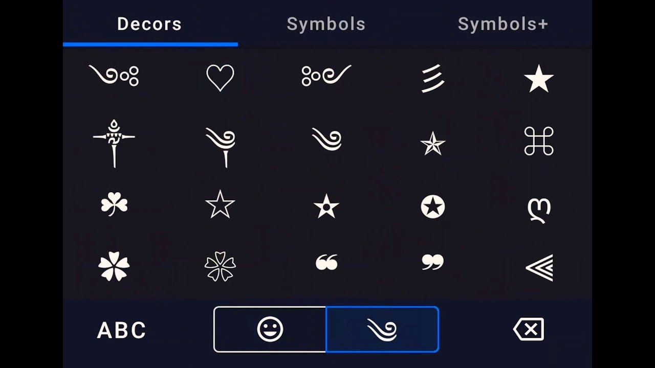 Fonts Aa Keyboard - Fonts Keyboard, Cool letters and symbols