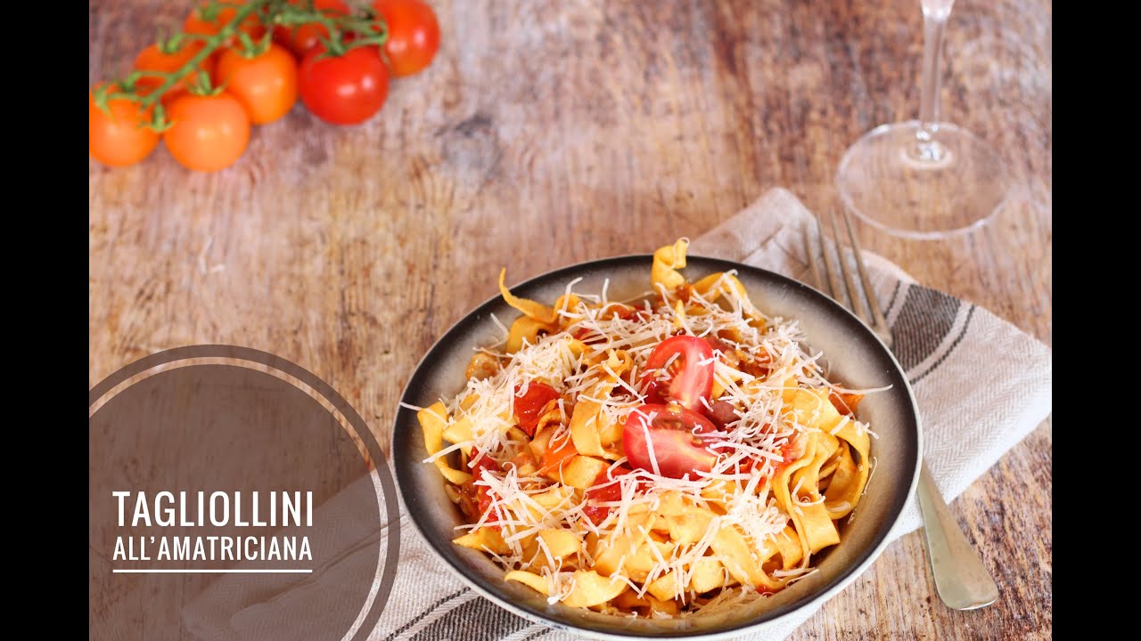 Tagliollini all'amatriciana