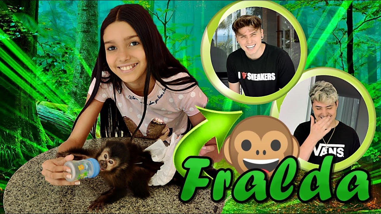 OS IRMÃOS BERTI ME DESAFIARAM A TROCAR A FRALDA DO MACAQUINHO ÉRON!