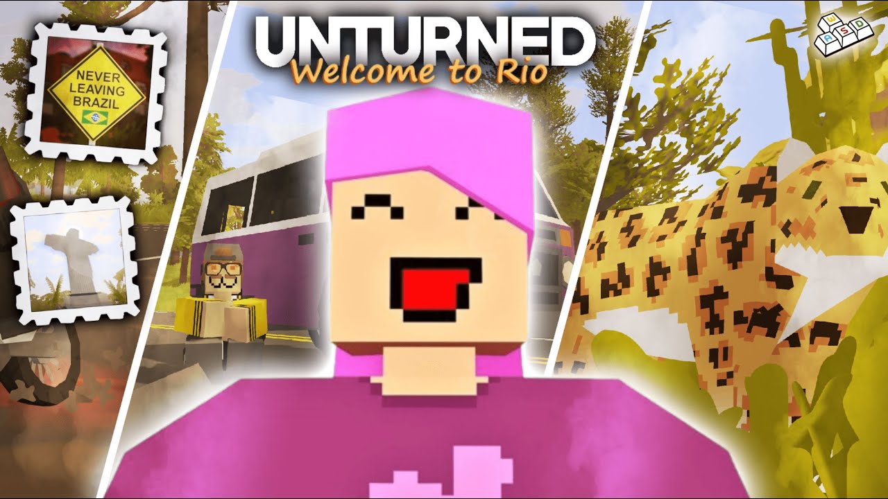Sevgilim ile Yeni Gelen Haritayı Oynuyoruz | Unturned Rio de Janeiro Türkçe