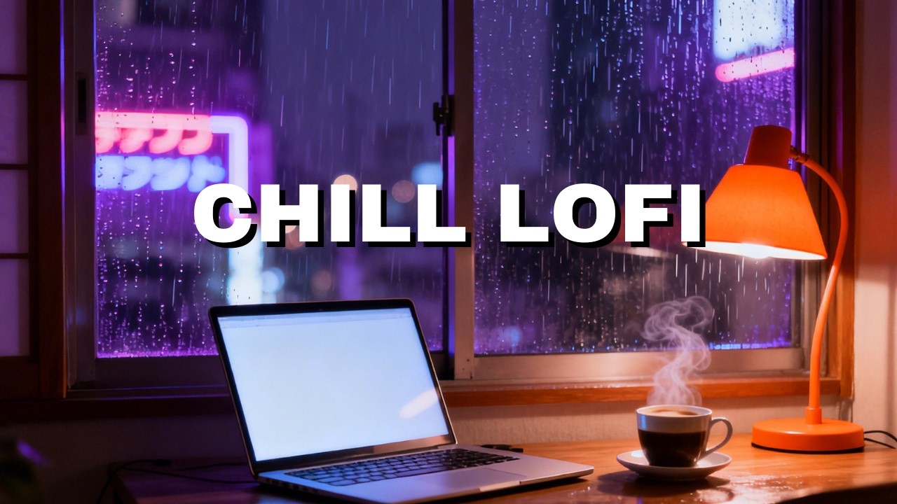 Deep Focus in Tokyo Rain ☔ Chill Lofi | 勉強用BGM