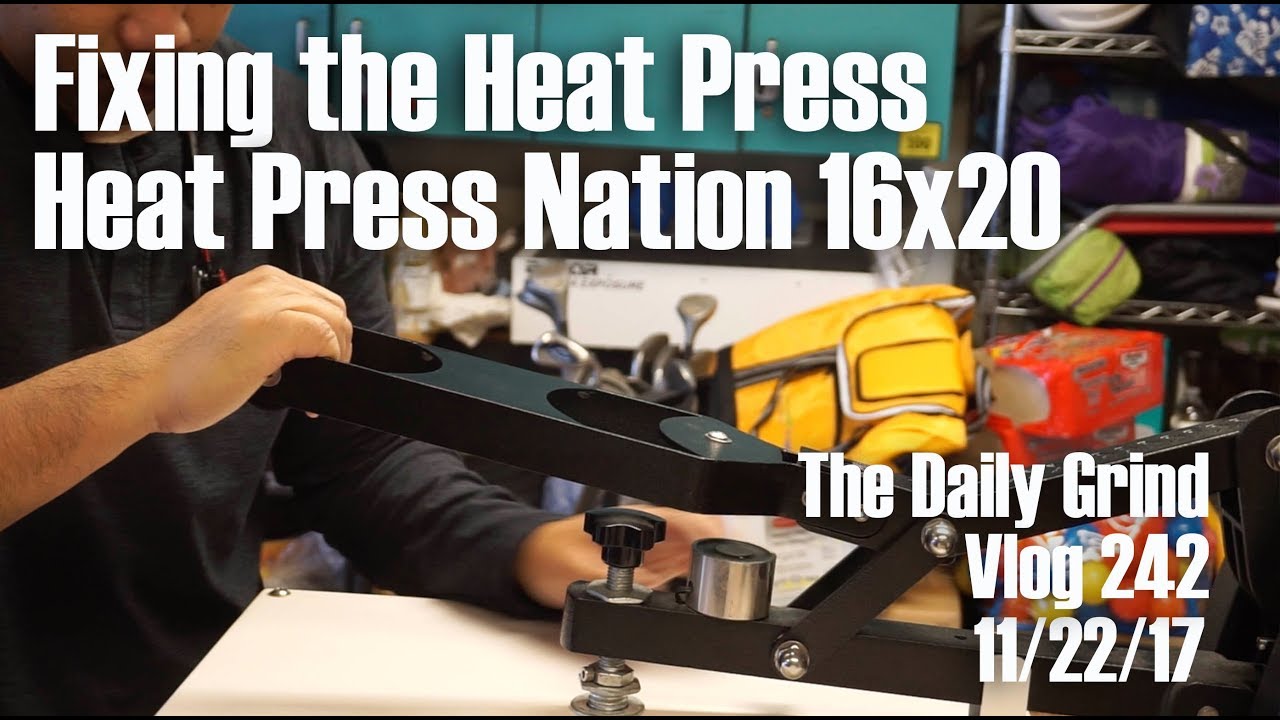 Исправление теплового пресса - Heat Press Nation 16x20 Press (Влог 242)