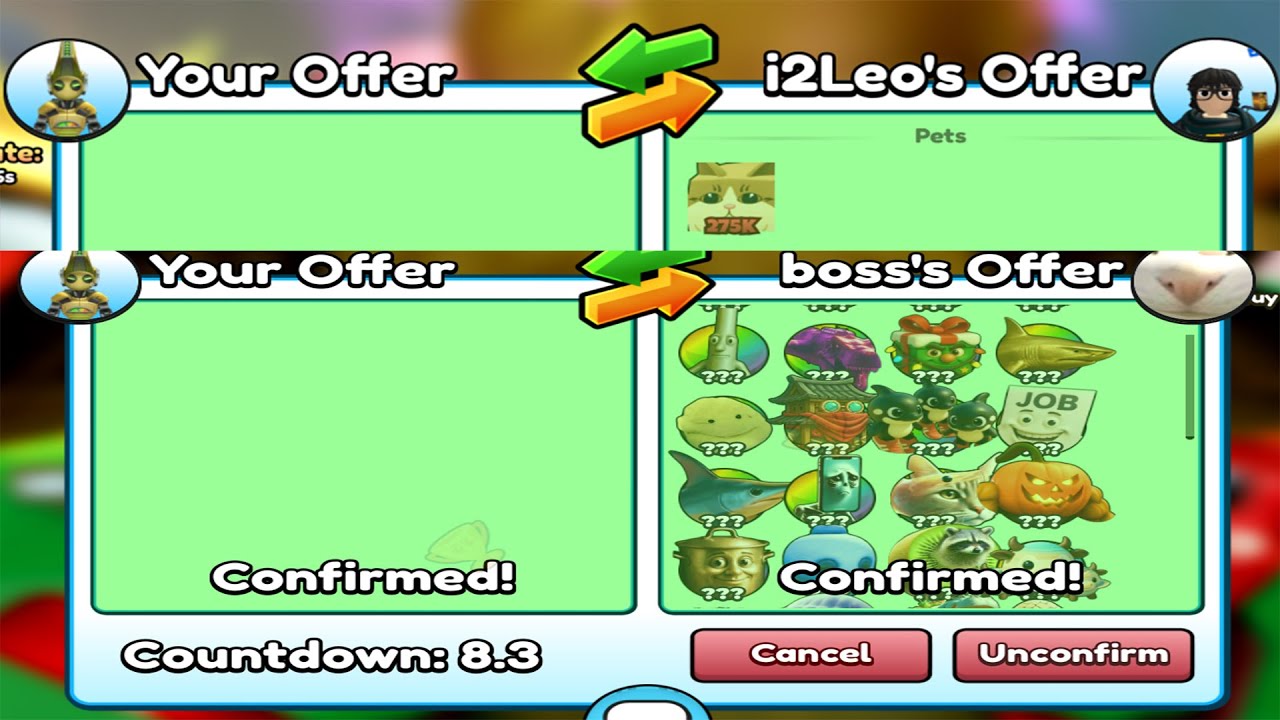 Brainrot Evolution Huge Trade - Meowl Pet + 50 Secrets Brainrots (I2Leo & Bossu) Roblox Gameplay
