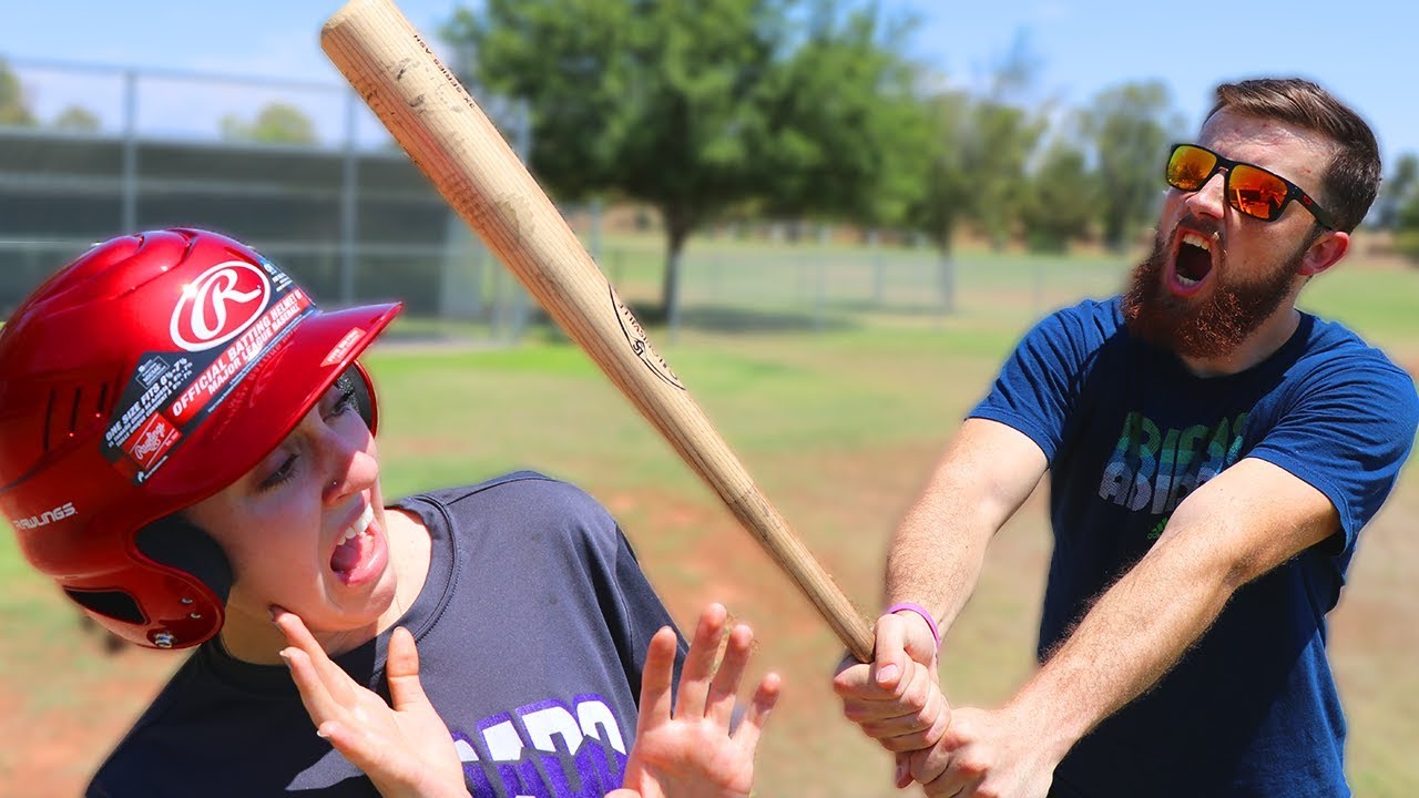 Can I Break An Official MLB Baseball Helmet? IRL Baseball Challenge
