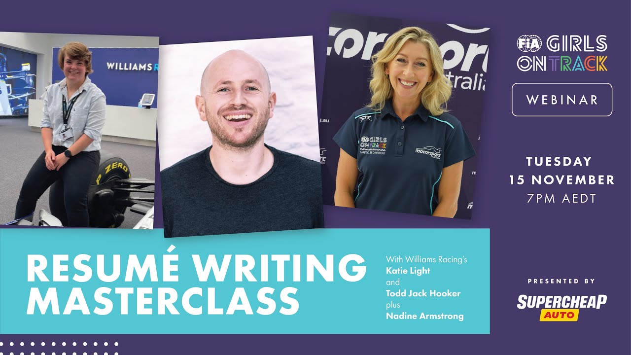 Resume writing class | FIA Girls on Track