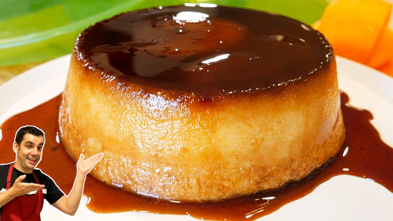 🎃🍰 El mejor  FLAN DE CALABAZA, F&aacute;cil cremoso y r&aacute;pido. Receta # 955